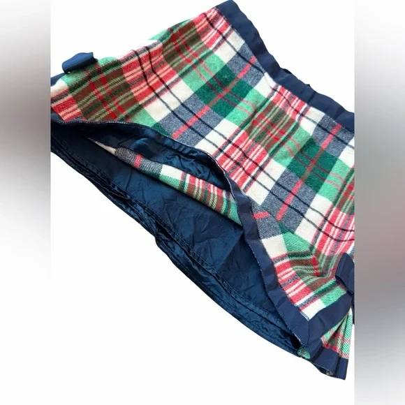 Vineyard Vines Blue Green Red Classic Tartan Plaid Skirt Bows Children’s Sz 12 - Picture 5 of 9
